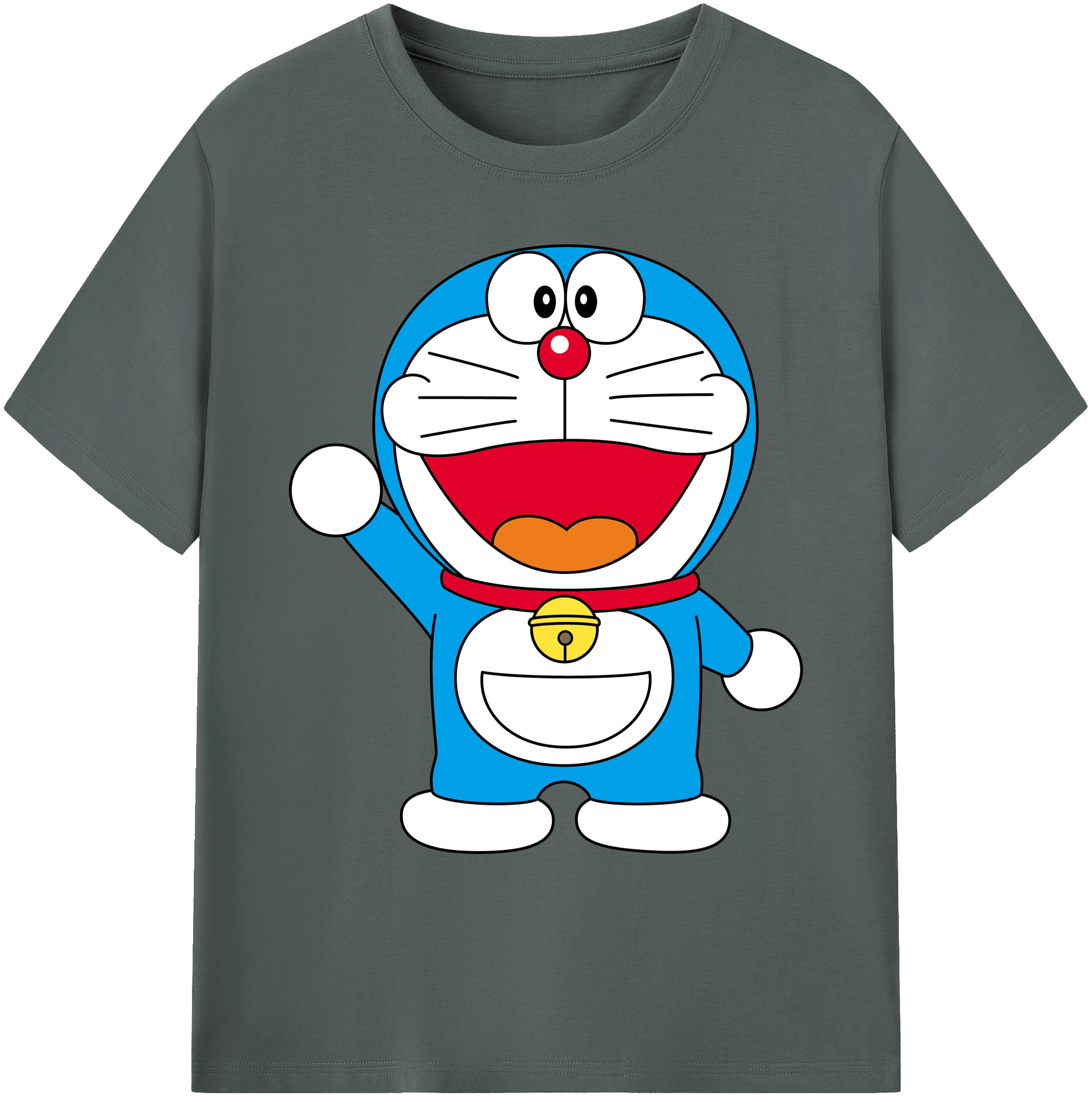 （画像用） ドラえもん Doraemon 綿100％ メンズ半袖Tシャツ｜肌触りやわらか＆通気性